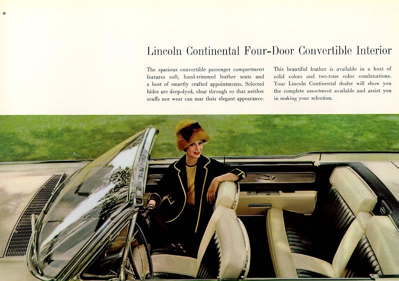 1961 Lincoln Continental Brochure Page 12